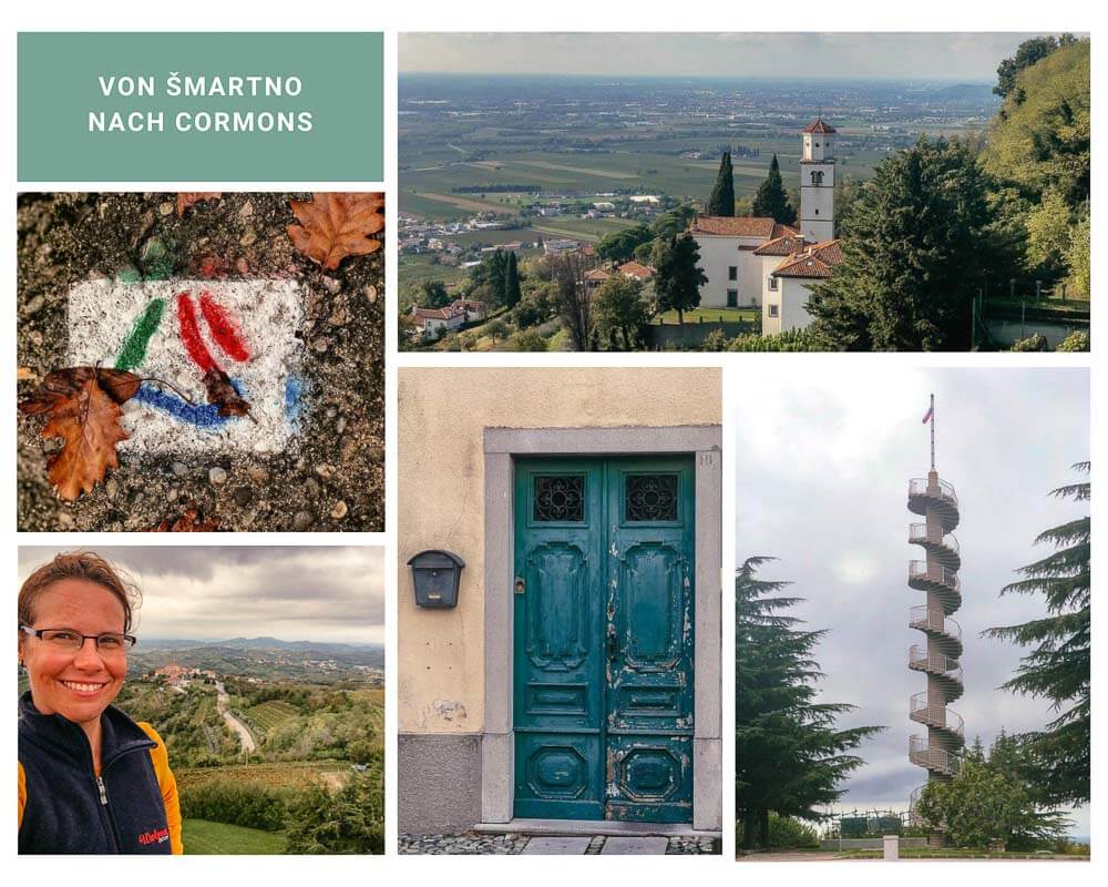 Impressionen von der Alpe Adria Trail Etappe 31 von Smartno nach Cormons