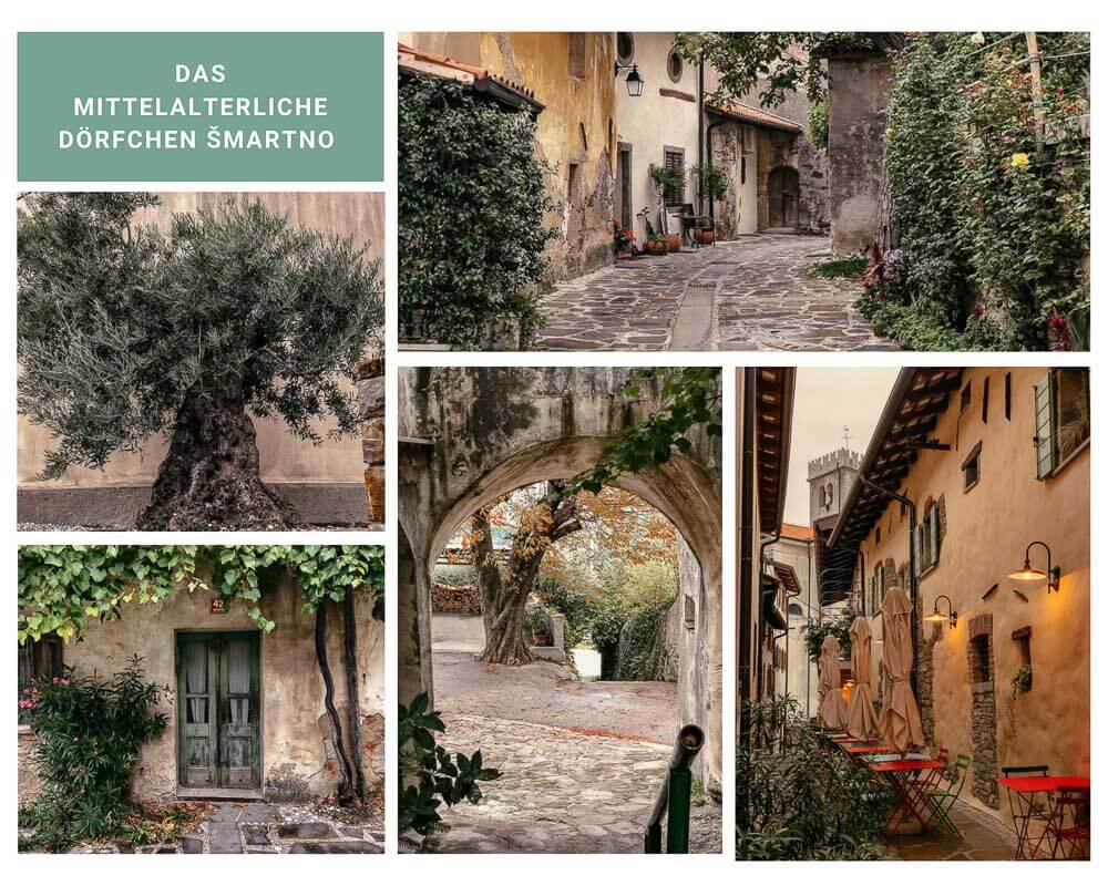 Das mittelalterliche D&ouml;rfchen &Scaron;martno in der slowenischen Goriska Brda Region