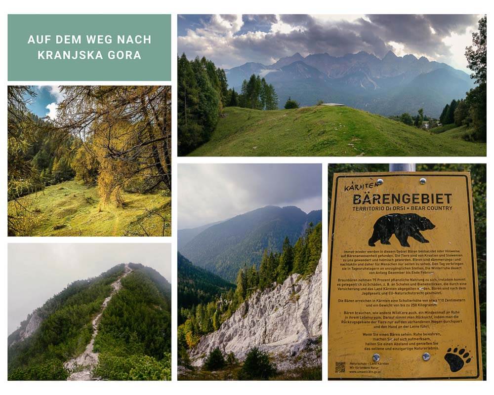 Alpe Adria Trail Etappe 22 von der Baumgartnerh&ouml;he nach Kranjska Gora