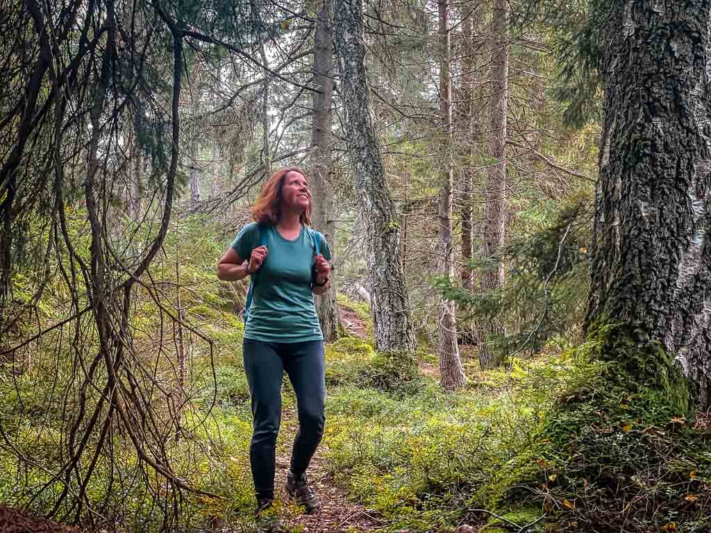 Couchflucht Sabrina Bechtold beim Wandern
