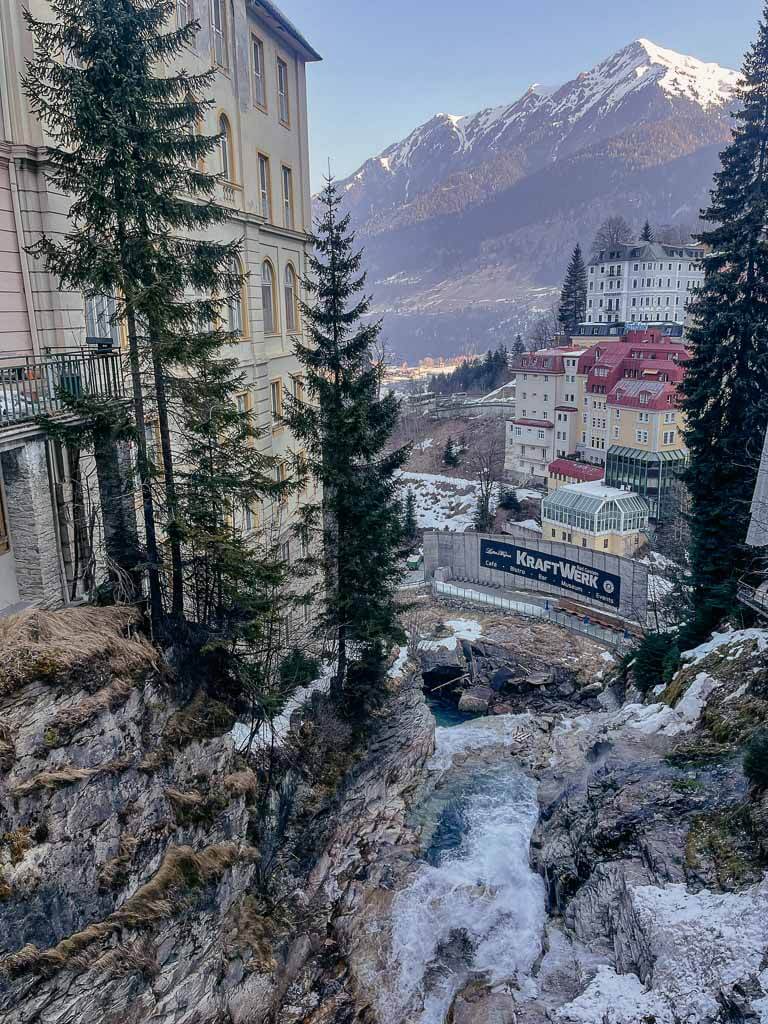 Wasserfall im Zentrum von Bad Gastein