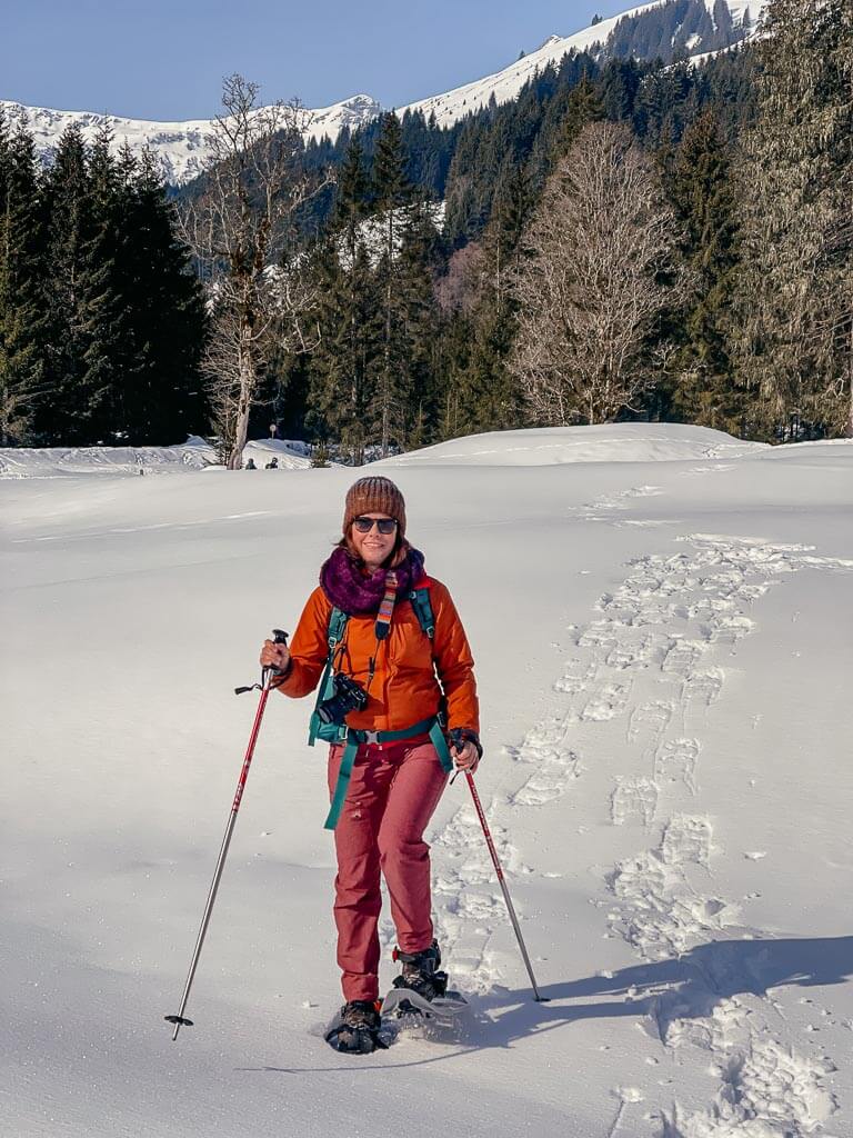 Winterurlaub in &Ouml;sterreich mit Schneeschuhwandern im Talschluss von Saalbach Hinterglemm