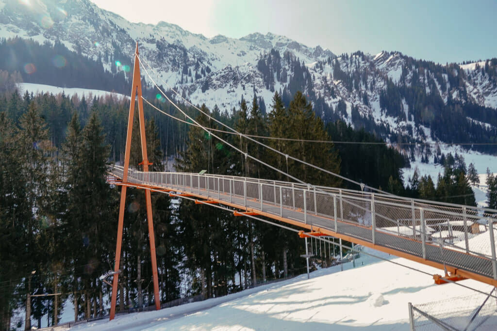 Golden Gate Bridge im Talschluss von Saalbach Hinterglemm