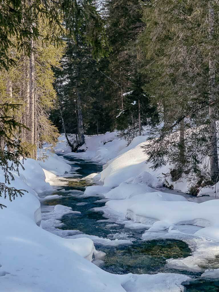 Bach im Talschluss von Saalbach Hinterglemm