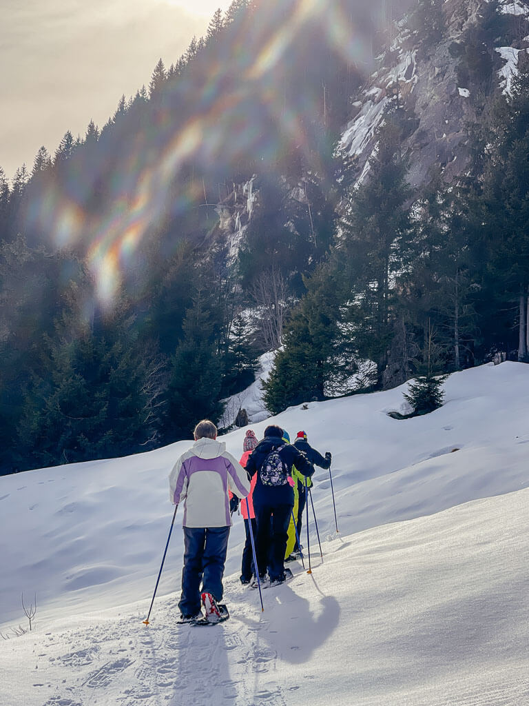 Winterurlaub in &Ouml;sterreich mit Schneeschuhwandern bei Bad Gastein