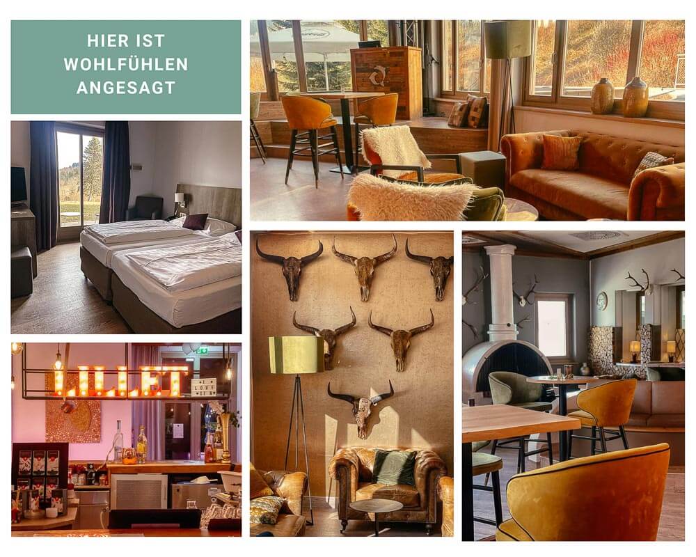 Barbereich und Zimmer im Aldiana Club Ampflwang