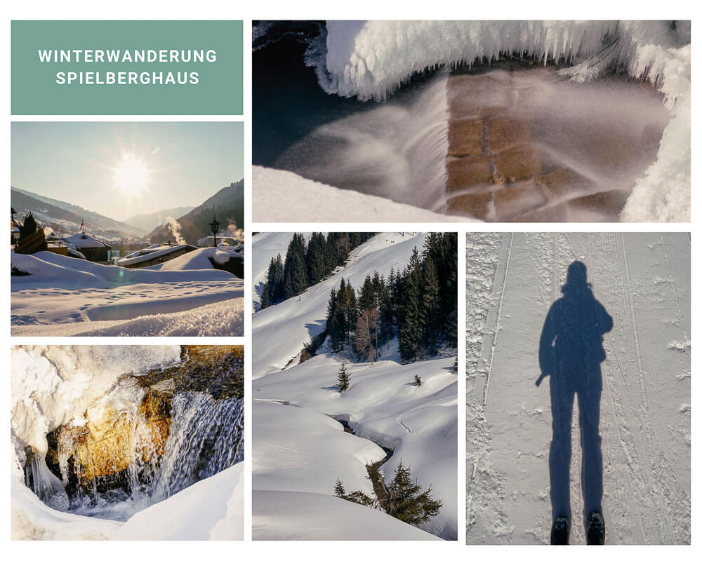 Winterurlaub in &Ouml;sterreich mit Winterwandern zum Spielberghaus in Saalbach Hinterglemm
