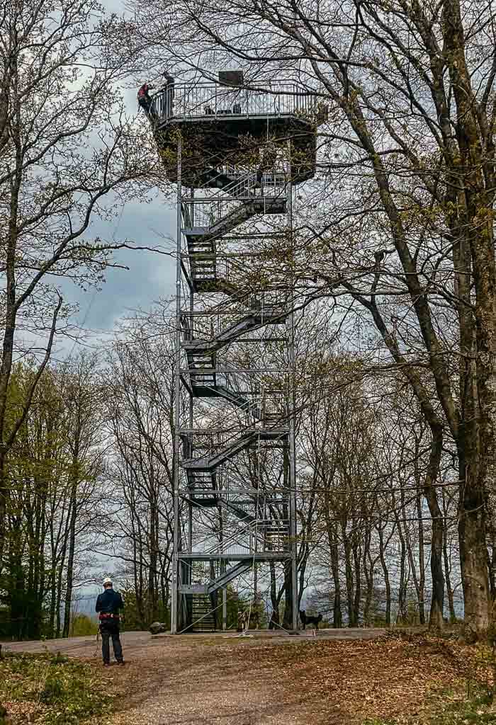 Ottoturm auf dem Natursteig Sieg in der Region Westerwald-Sieg