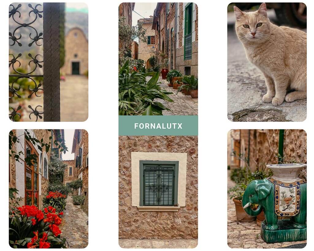 Bergdorf Fornalutx in der Serra de Tramuntana