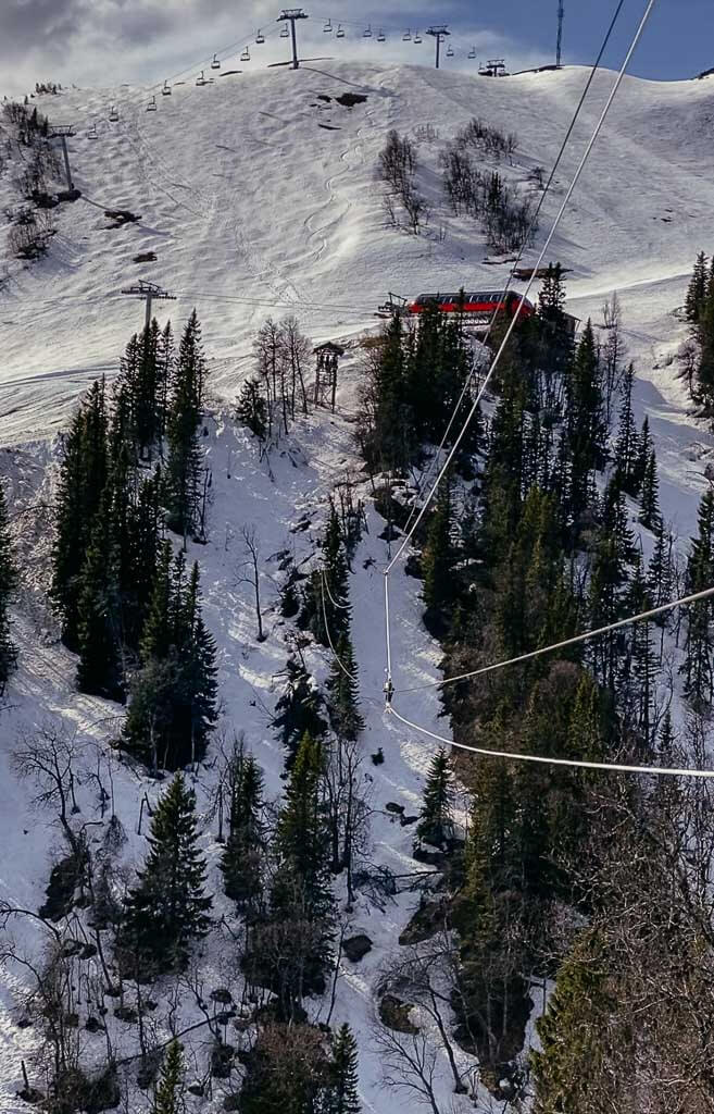 Zipline Tour in &Aring;re in J&auml;mtland