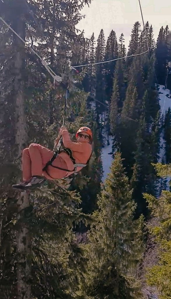 Couchflucht auf Zipline Tour in &Aring;re, J&auml;mtland