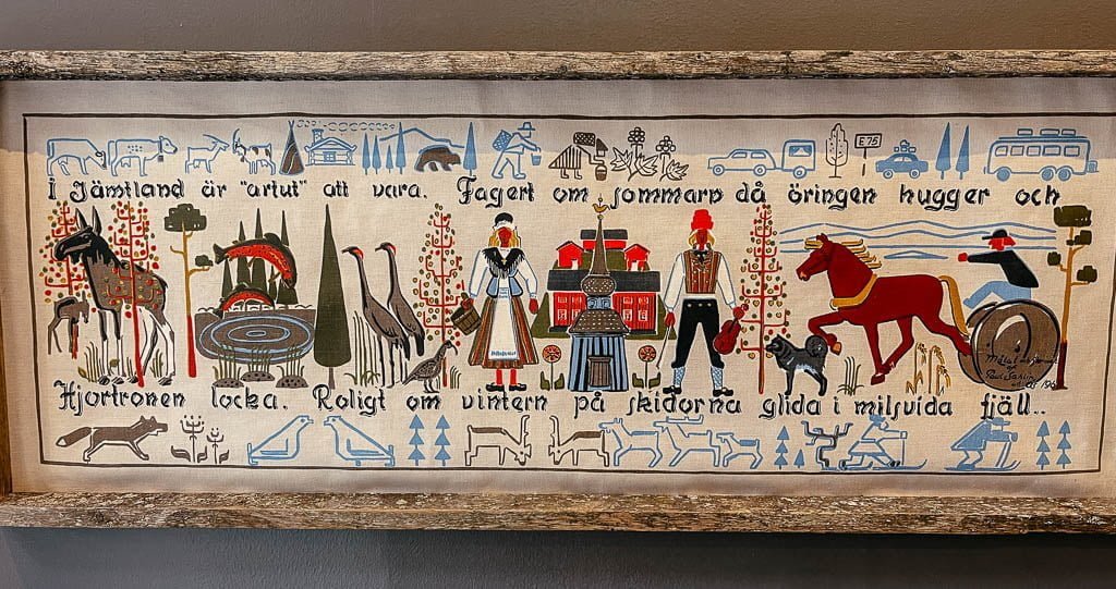 Kunsthandwerk - Bild in J&auml;mtland, Schweden