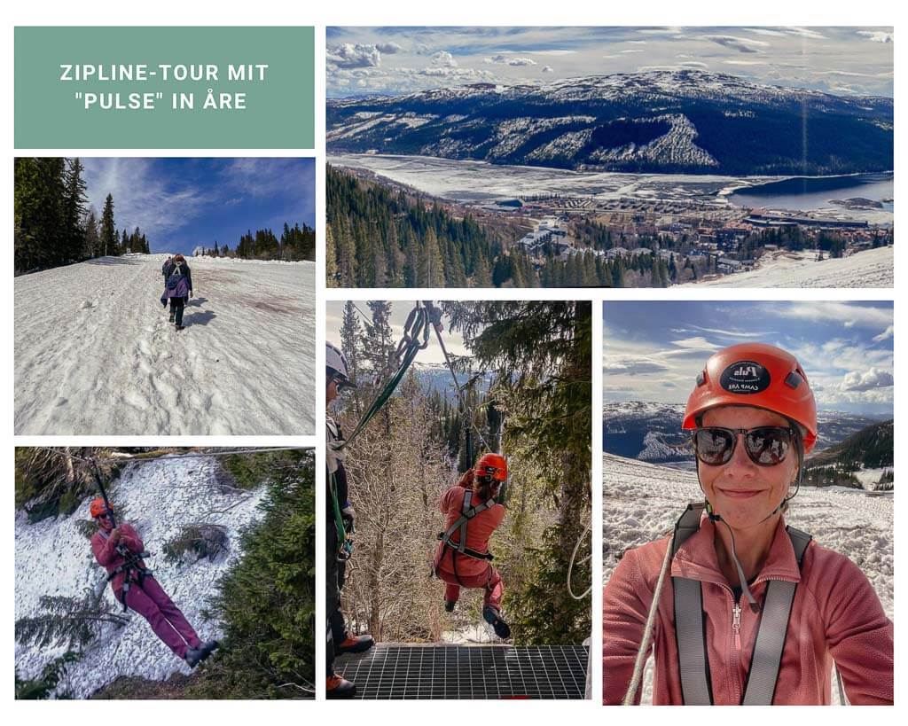 Zipline Tour in &Aring;re in J&auml;mtland mit Couchflucht