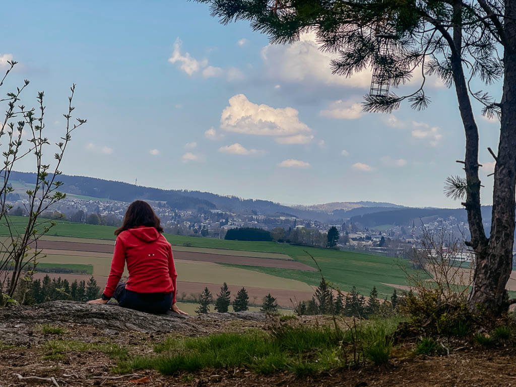 Qualit&auml;tsregion - Wandern im Frankenwald von Naila zum D&ouml;braberg mit einem tollen Panorama