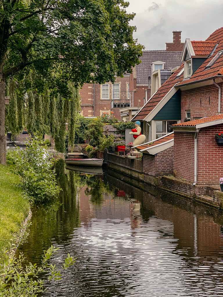 Idyllisches Stadtbild von Borculo in Achterhoek