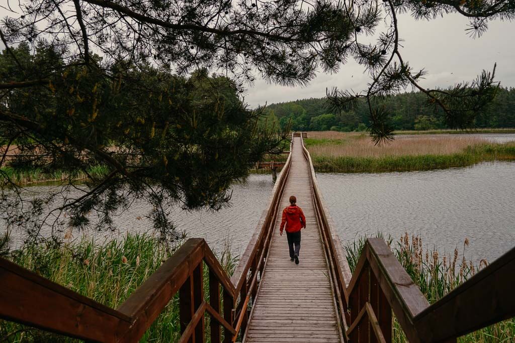 Masuren - Naturlehrpfad rund um den Teich in Piecki