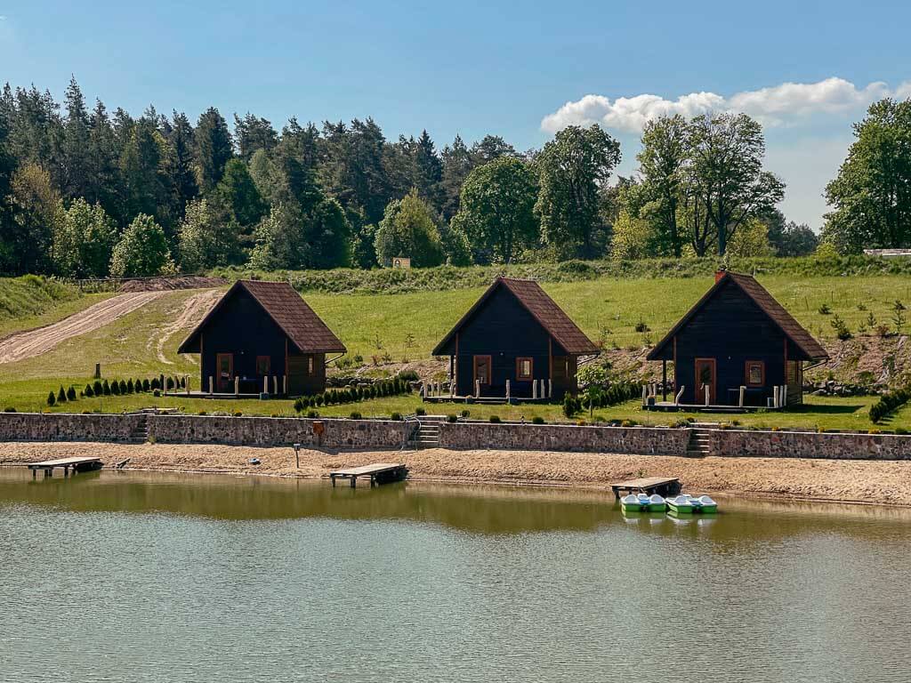 Masuren - Holzhäuschen in der Unterkunft Oaza Mazurska bei Dobry Lasek