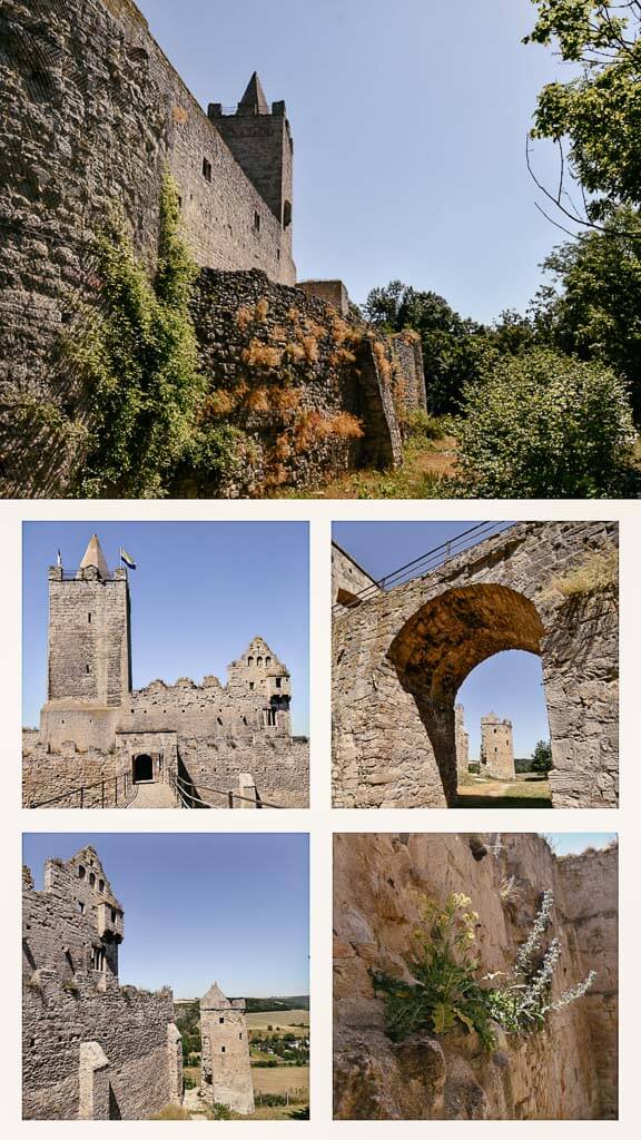 Rudelsburg in der Saale Unstrut Region