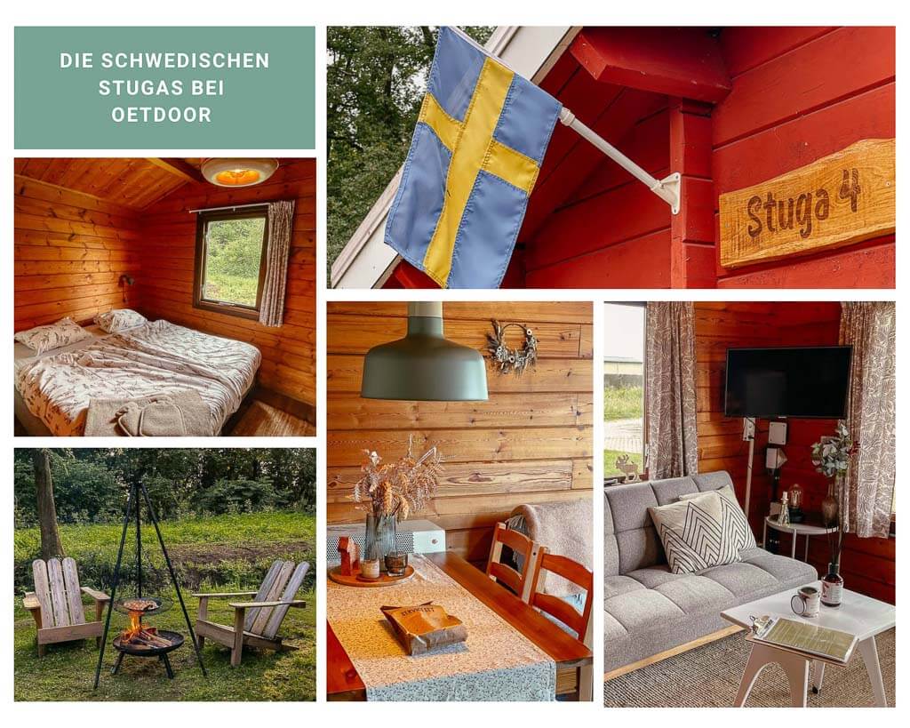 Achterhoek - Schwedische Stugas - Blockh&uuml;tten bei Oetdoor in Haarlo