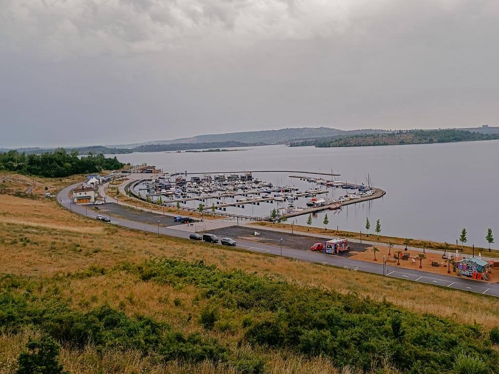 Geiseltalsee bei Braunsbedra in der Saale Unstrut Region
