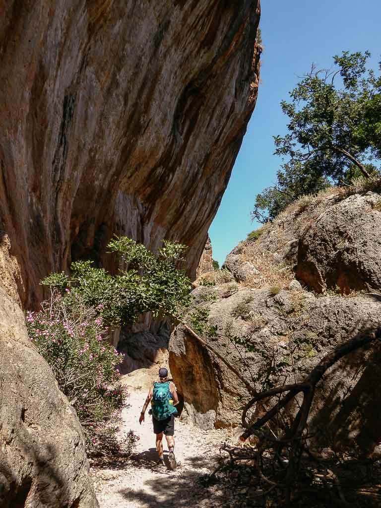 Kretas Schluchten - Couchflucht beim Wandern durch die Anidri Schlucht bei Paleochora