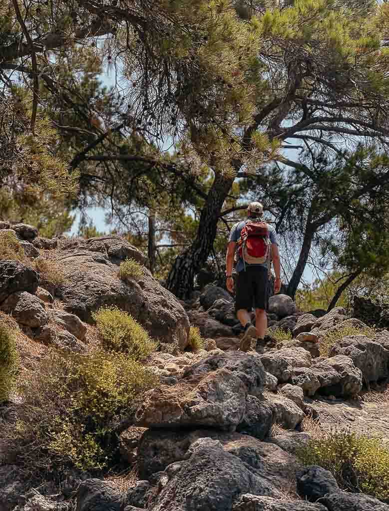 Kreta - Felsiger Wanderweg auf dem E4 von Agia Roumeli nach Loutro