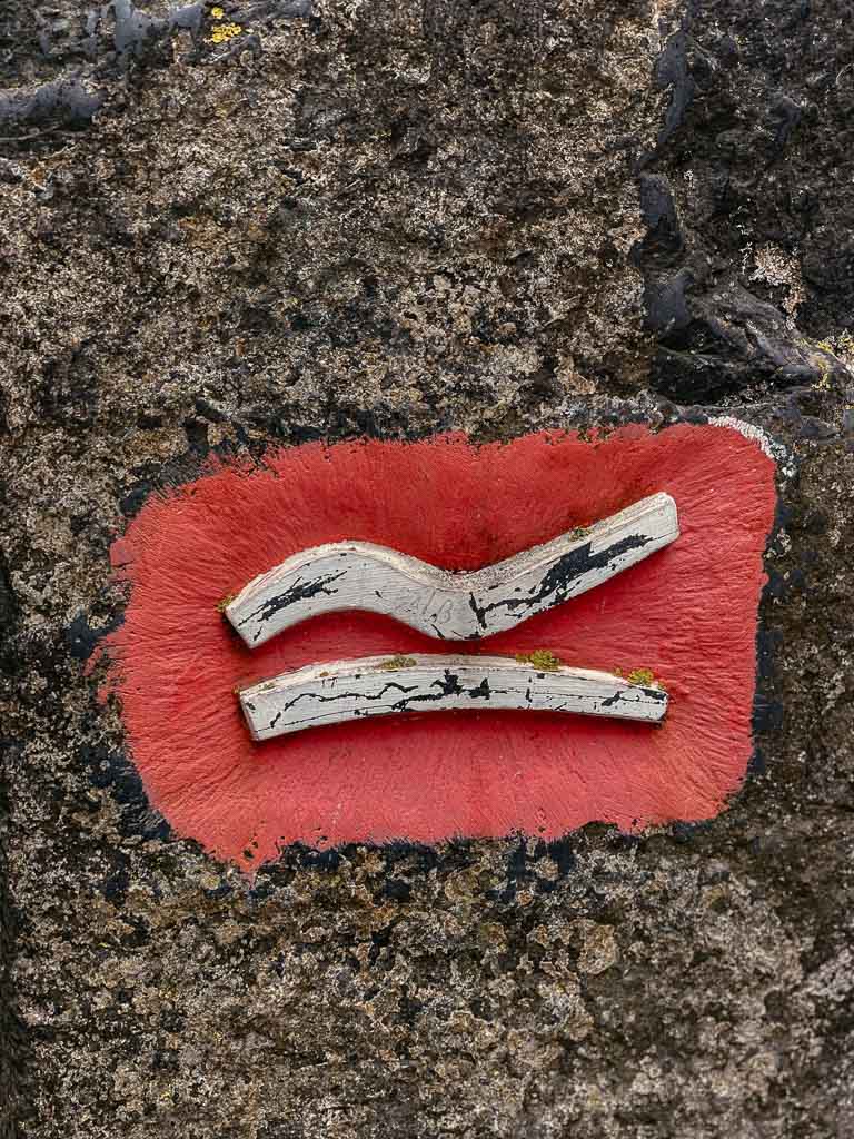 Rothaarsteig Markierung im Sauerland