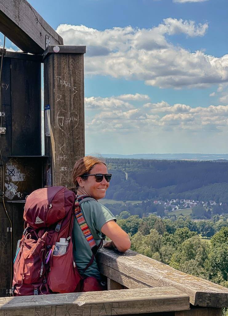 Solling-Vogler - Couchflucht genie&szlig;t Ausblick vom Hochsollingturm