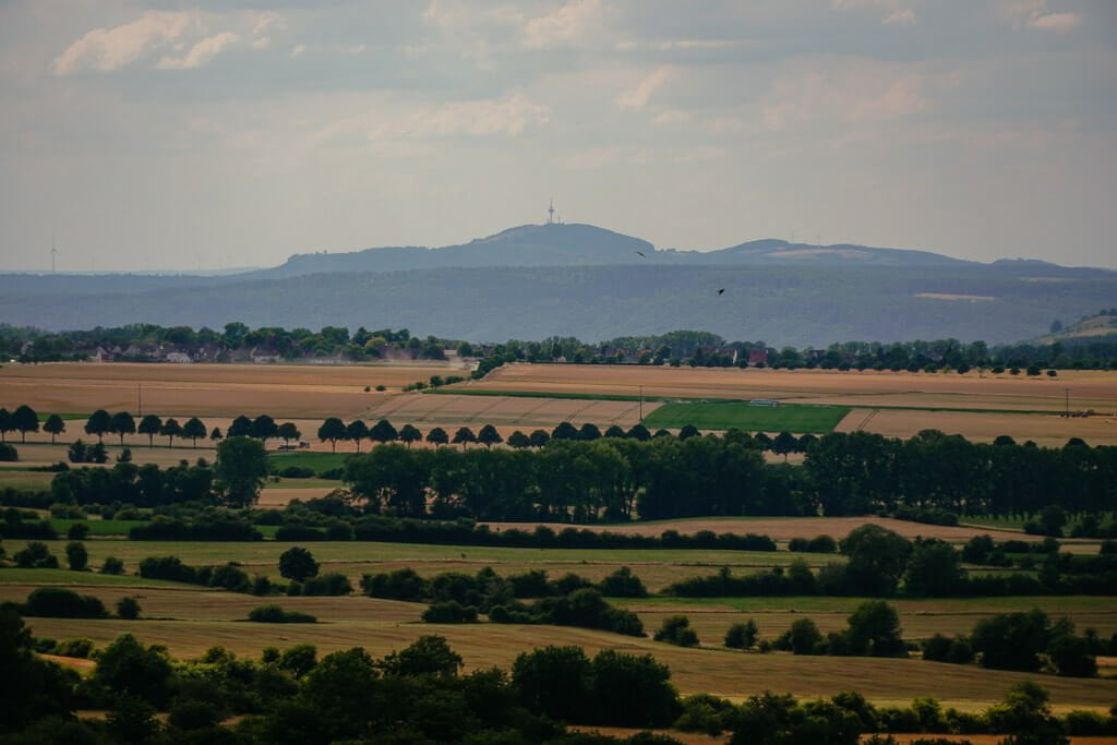 Solling Vogler Region Ausblick auf den K&ouml;terberg vom Weserberglandweg