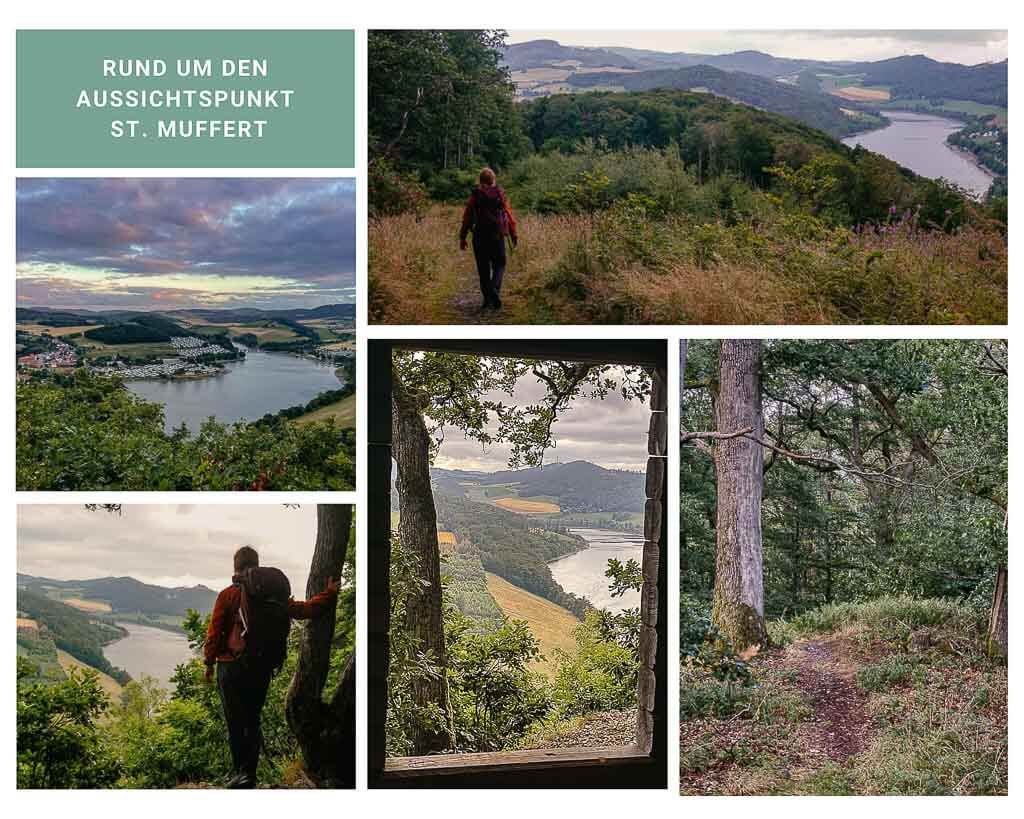 Wandern rund um Eichenberg und St. Muffert auf dem Diemelsteig oberhalb des Diemelsee