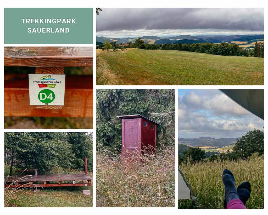 Zelten im Trekkingpark Sauerland am Diemelsee