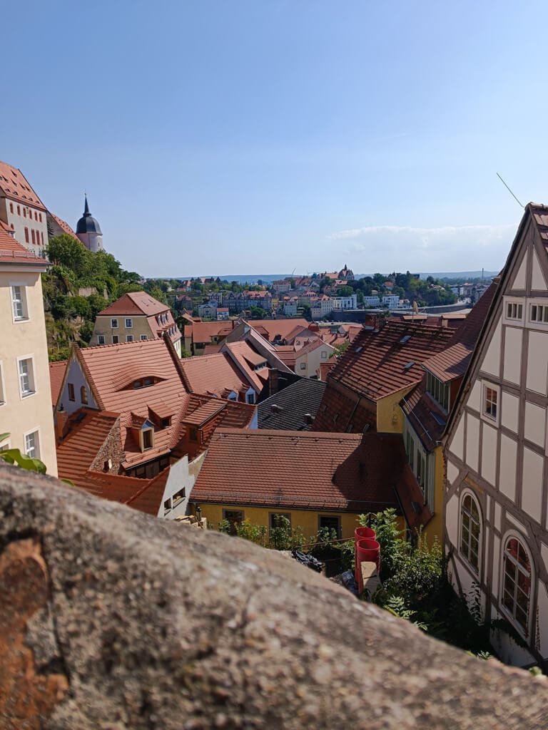 Mei&szlig;en - Historische Altstadt beim Wandern im Dresden Elbland