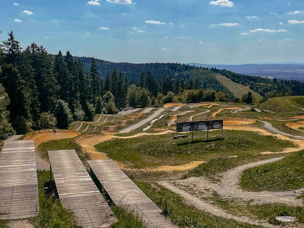 Bikepark Sch&ouml;neck - &Uuml;bungsparcours zum Mountainbiken