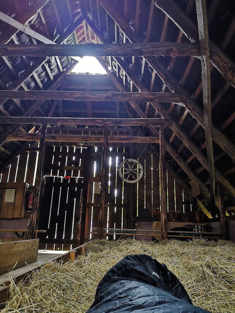 &Uuml;bernachtung im Heuhotel auf dem Heidschnuckenweg