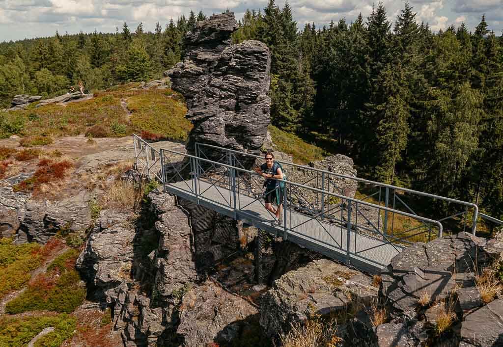 Wandern am Hohen Stein im b&ouml;hmischen Vogtland