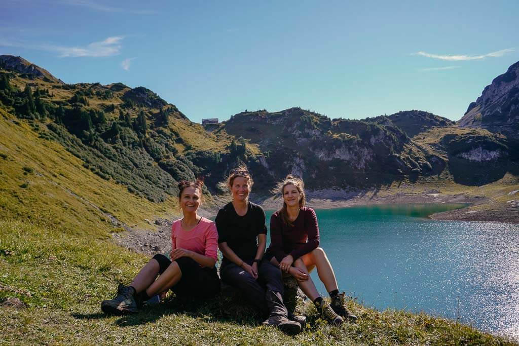 Couchflucht, Abenteuermomente und Alpen Actief am Formarinsee am Endpunkt des Lechweges