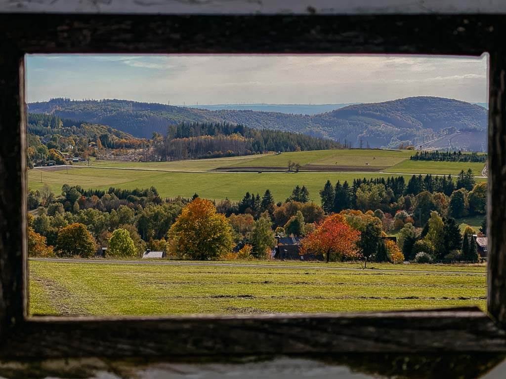 Landschaftsidylle auf dem Rothaarsteig in der Region Siegen-Wittgenstein