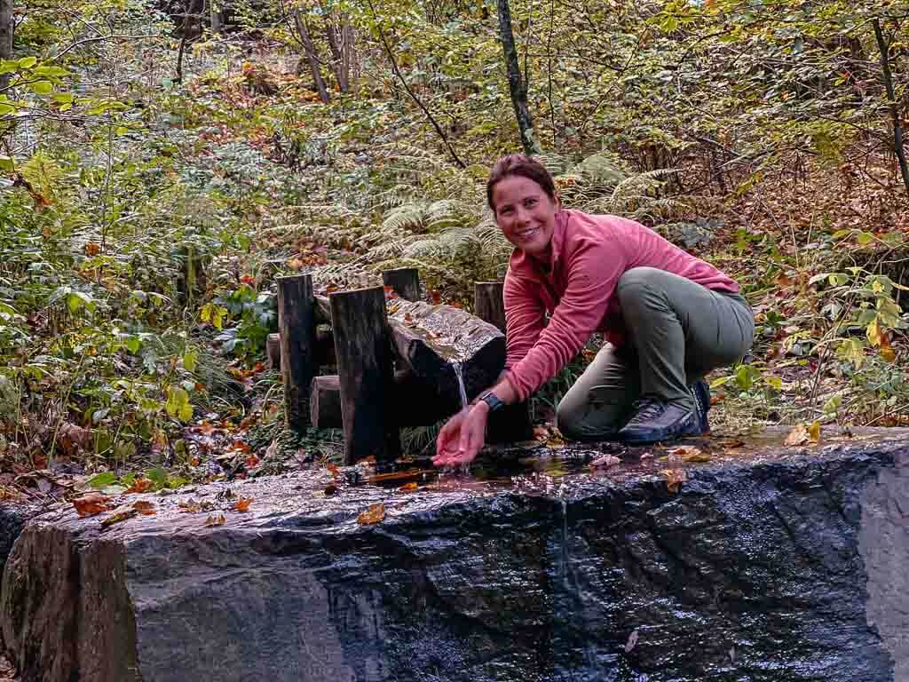 Couchflucht an der Siegquelle auf dem Rothaarsteig