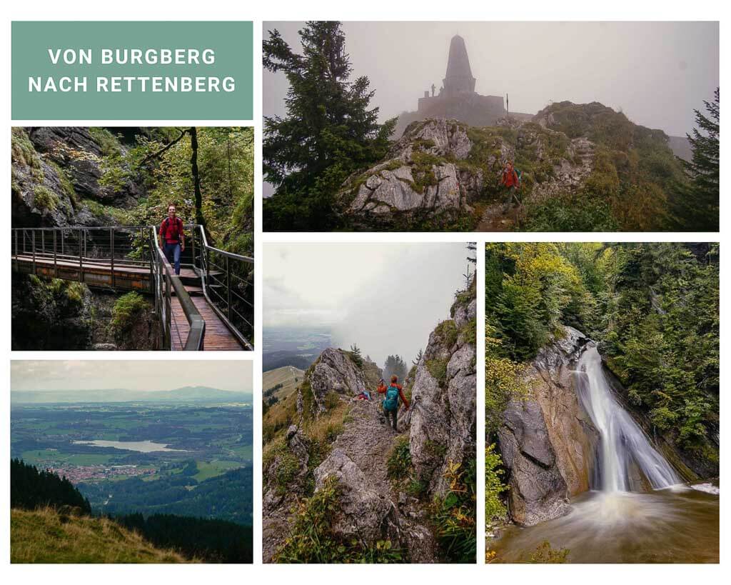 Wandertrilogie Allg&auml;u- Himmelsst&uuml;rmer Etappe von Burgberg nach Rettenberg