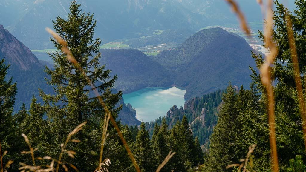 Wandertrilogie Allg&auml;u - Der Alpsee - Ausblick vom Tegelberg