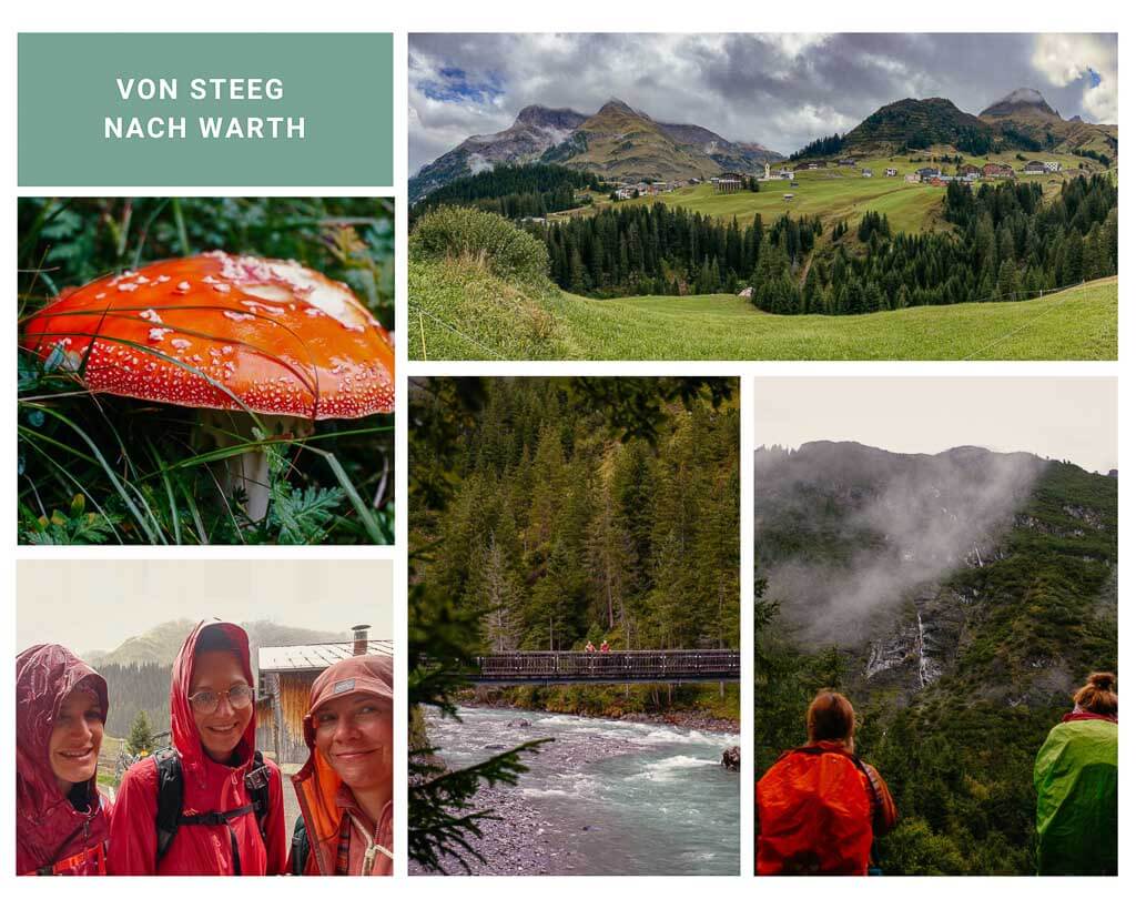 Lechweg Wandern von Steeg nach Warth