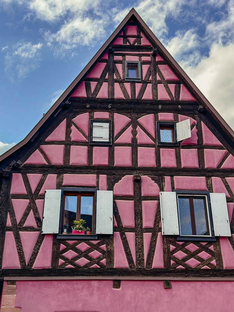 Fachwerkhaus in Saint-Hippolyte im Elsass