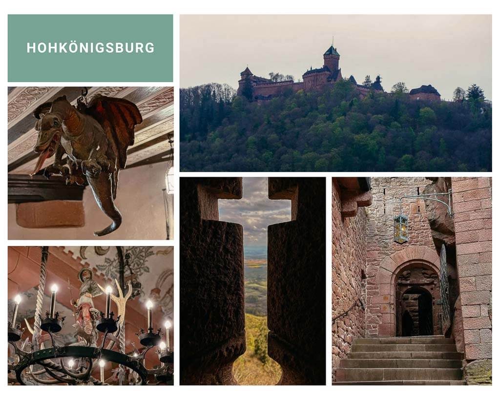 Hohk&ouml;nigsburg bei Orschwiller im Elsass