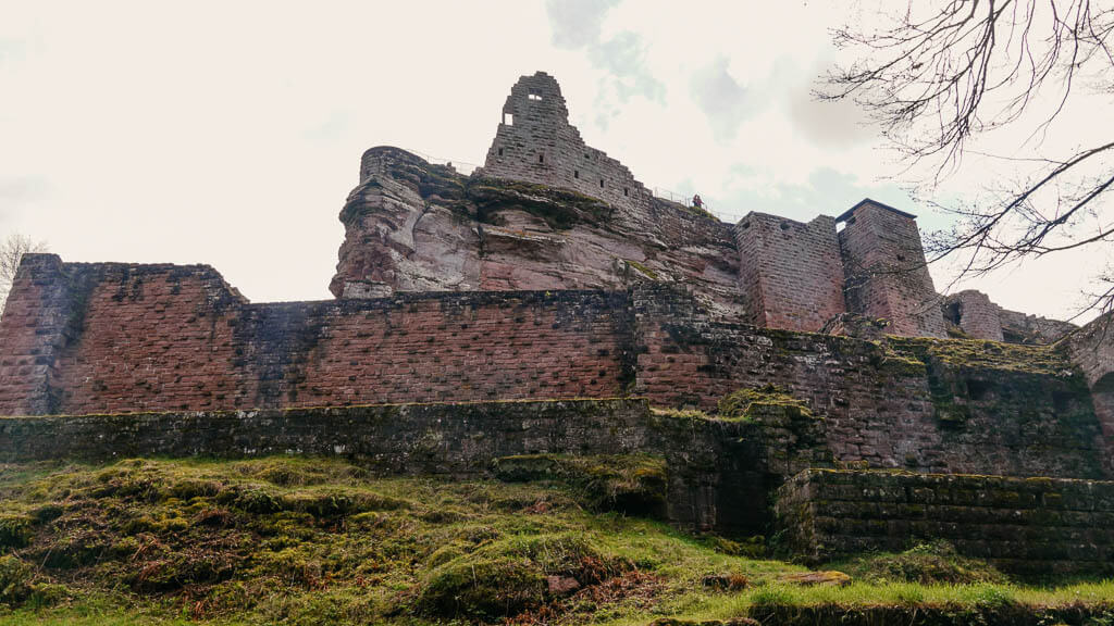 Elsass Wandern Burg Fleckenstein in Lembach