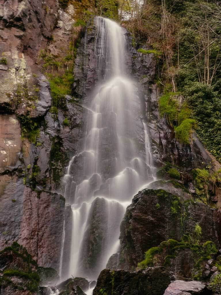 Wasserfall von Nideck beim Wandern im Elsass