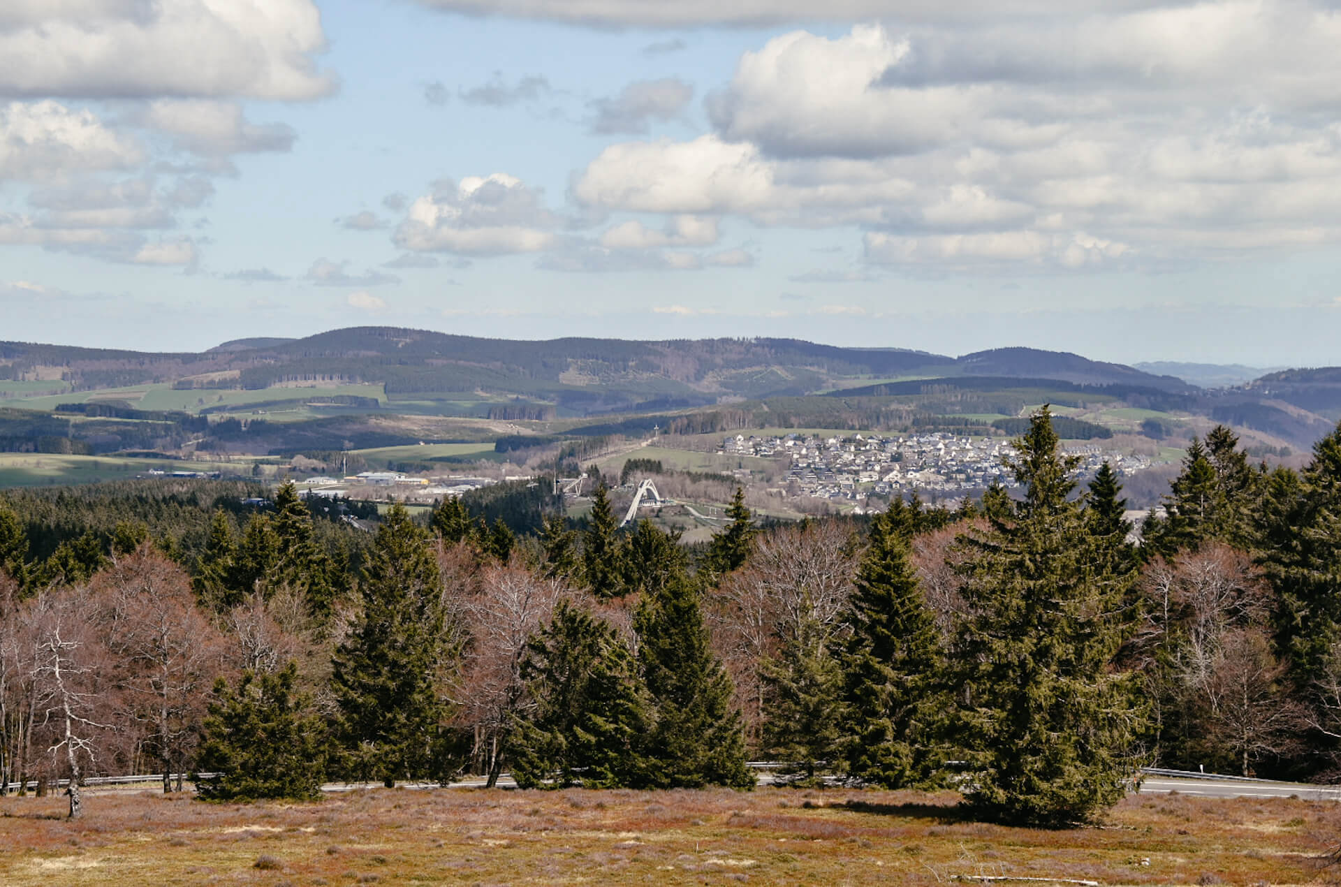 Sauerland Wanderwege - Ausblick auf der Winterberger Hochtour