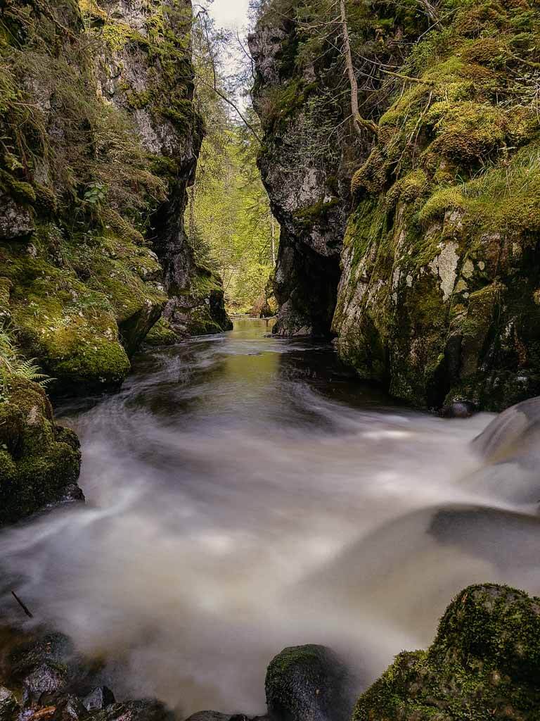 Haslachschlucht auf dem Schluchtensteig im Schwarzwald