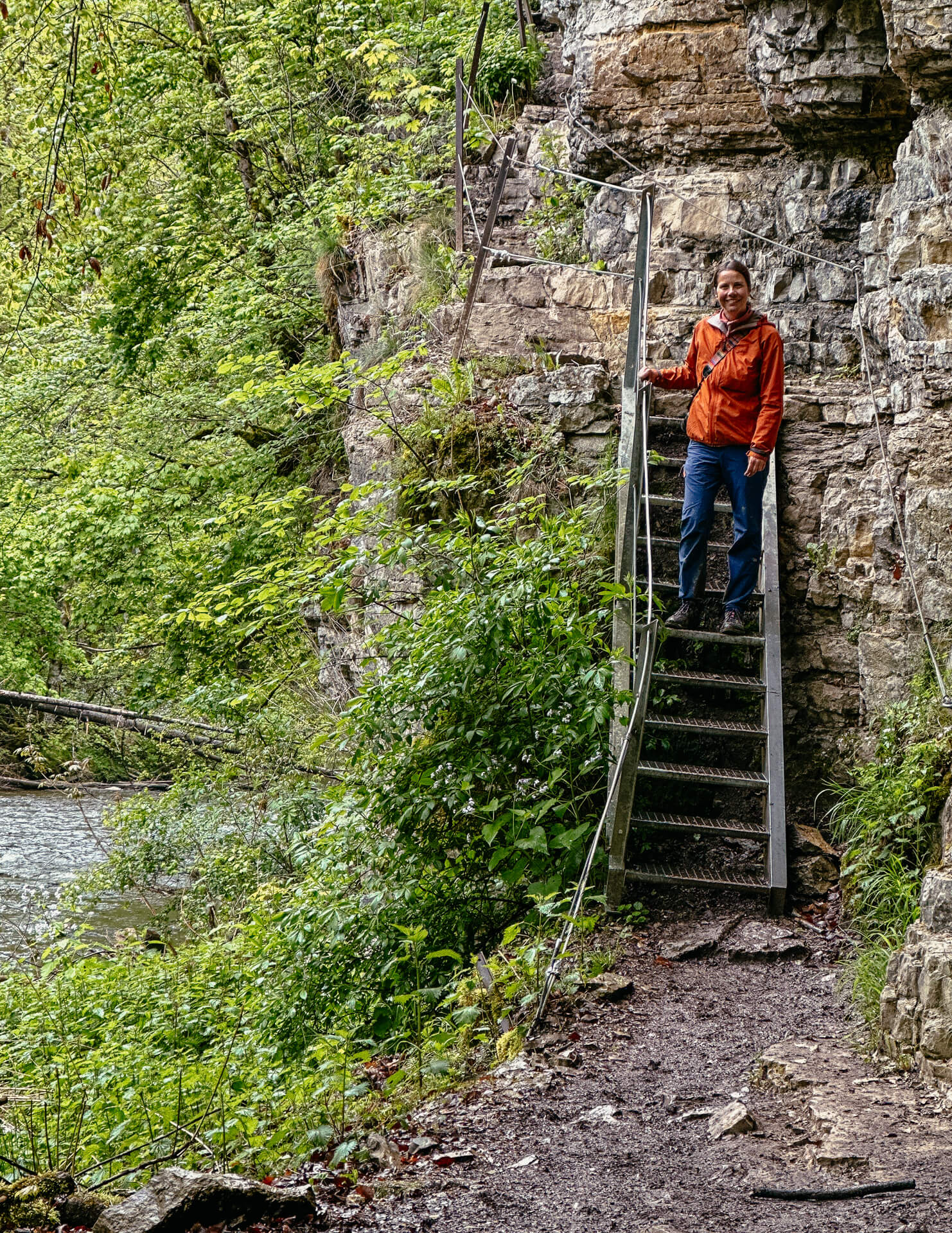 Wutachschlucht - Abenteuerliche Treppenwege auf dem Schluchtensteig im Schwarzwald