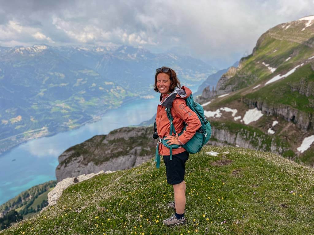 Panorama auf den Walensee vom Panoramarundweg Rosenboden am Ch&auml;serrugg