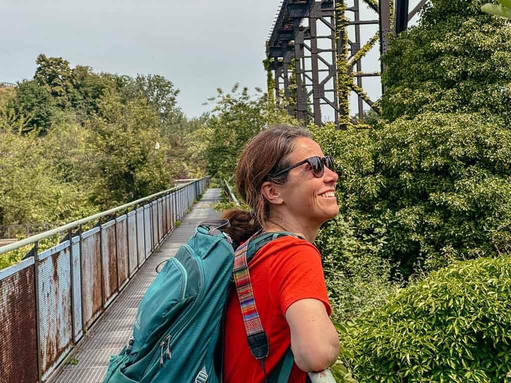 Couchflucht wandert im Landschaftspark Duisburg-Nord